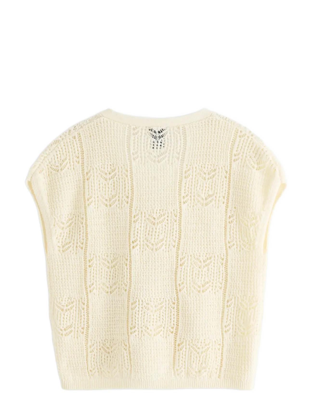 Lindex - Sleeveless cardigan - knitted vests - off white - 2