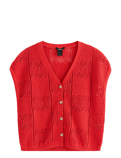 Sleeveless Cardigan - Strikveste