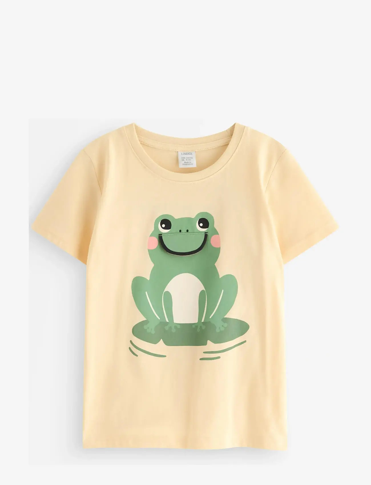 Lindex - T-shirt - kurzärmelige - light dusty yellow - 1