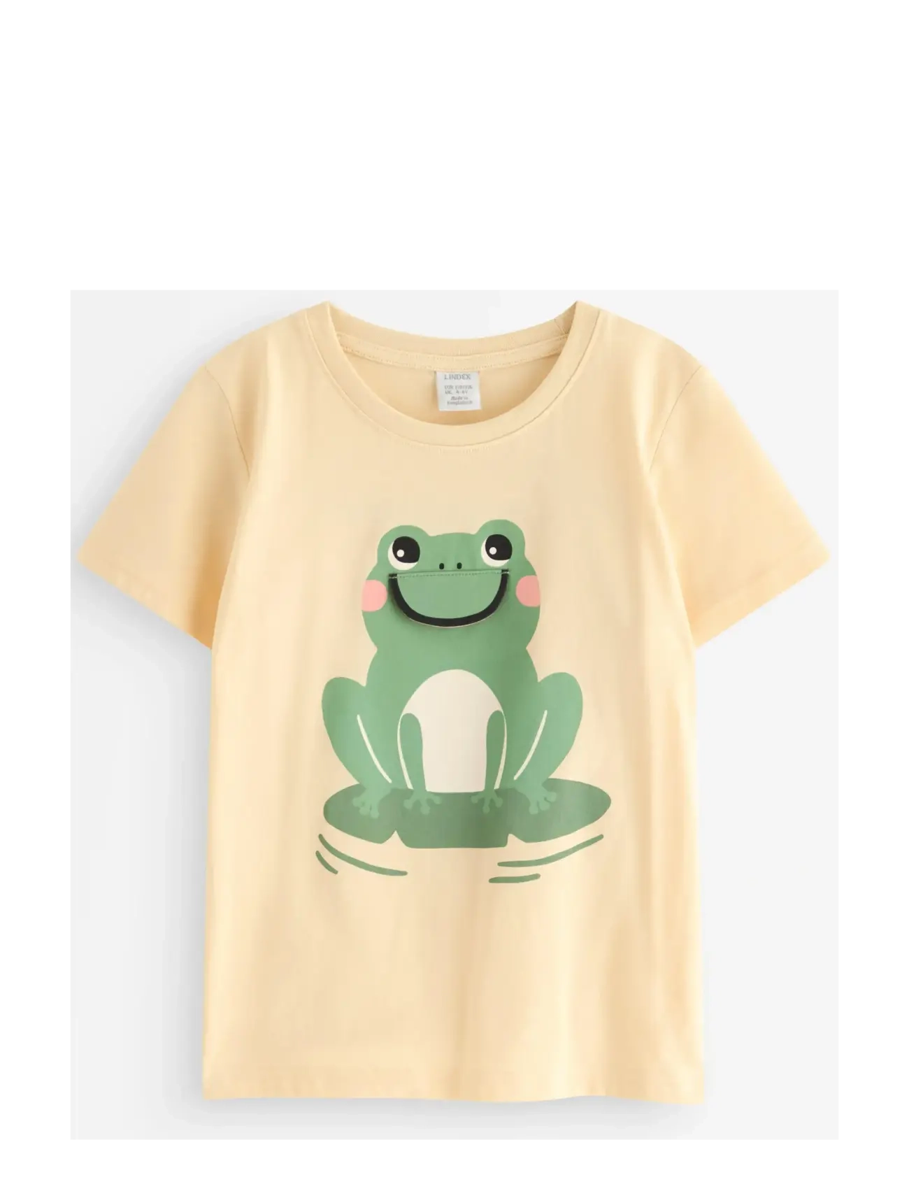 Lindex T-shirt - Baby 44-92 - LIGHT DUSTY YELLOW / yellow