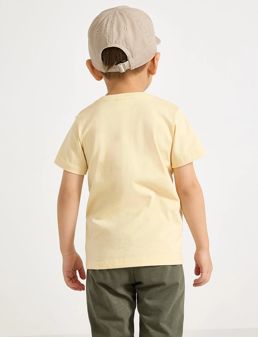 Lindex - T-shirt - kurzärmelige - light dusty yellow - 3