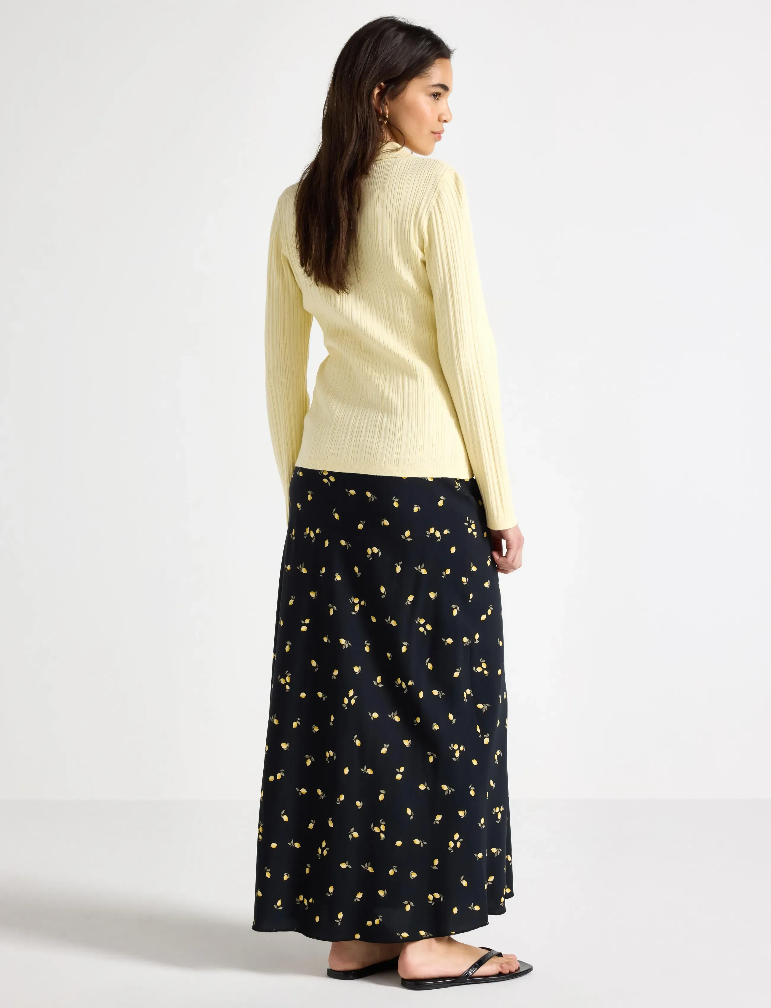 Lindex - Maxi skirt - maxi röcke - black - 3