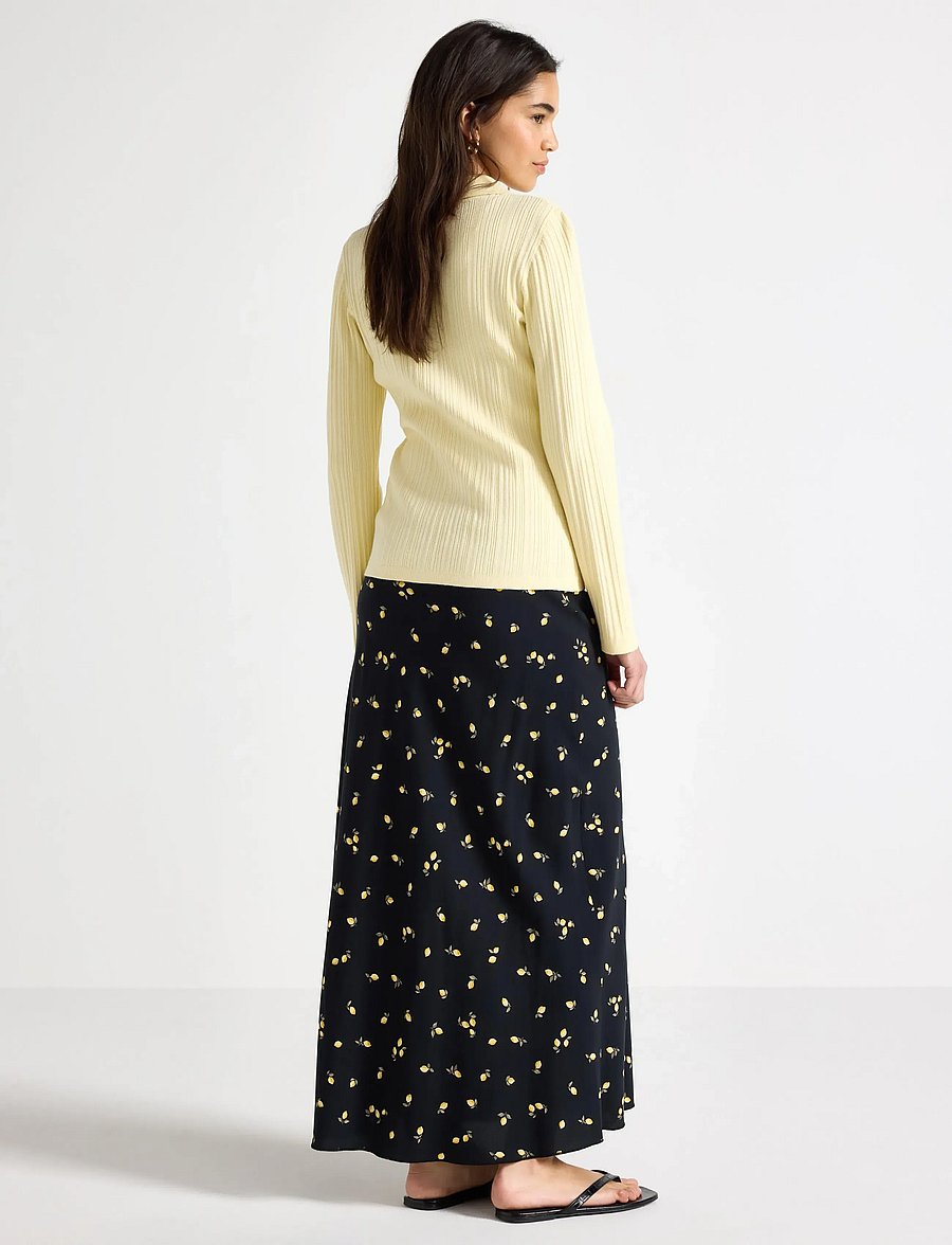 Lindex - Maxi skirt - maxi röcke - black - 3