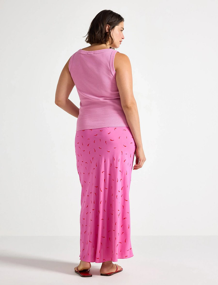 Lindex - Maxi skirt - maxi skirts - pink - 3