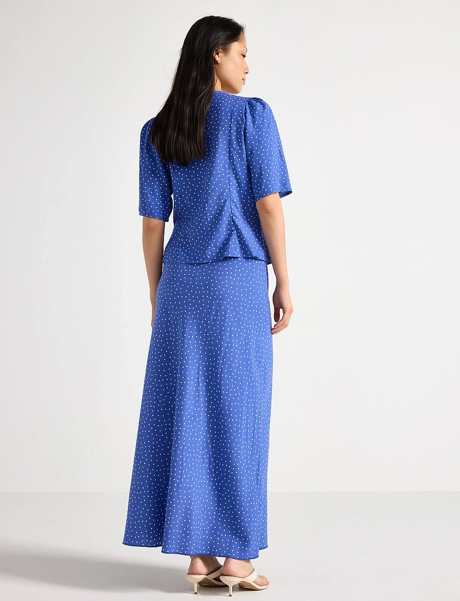 Lindex - Maxi skirt - maxi röcke - strong blue - 3