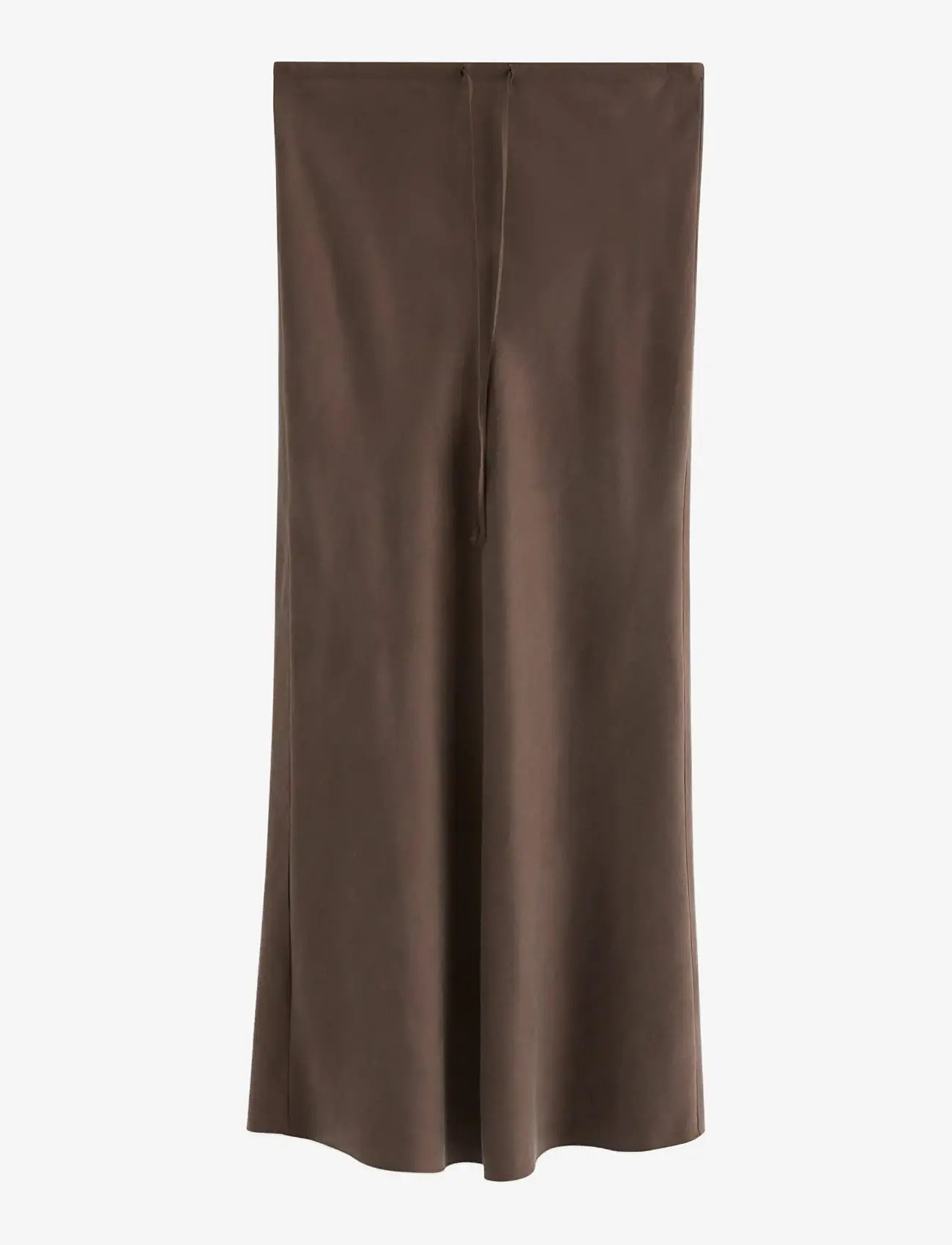Lindex - Maxi skirt - maxi nederdele - dark dusty brown - 1