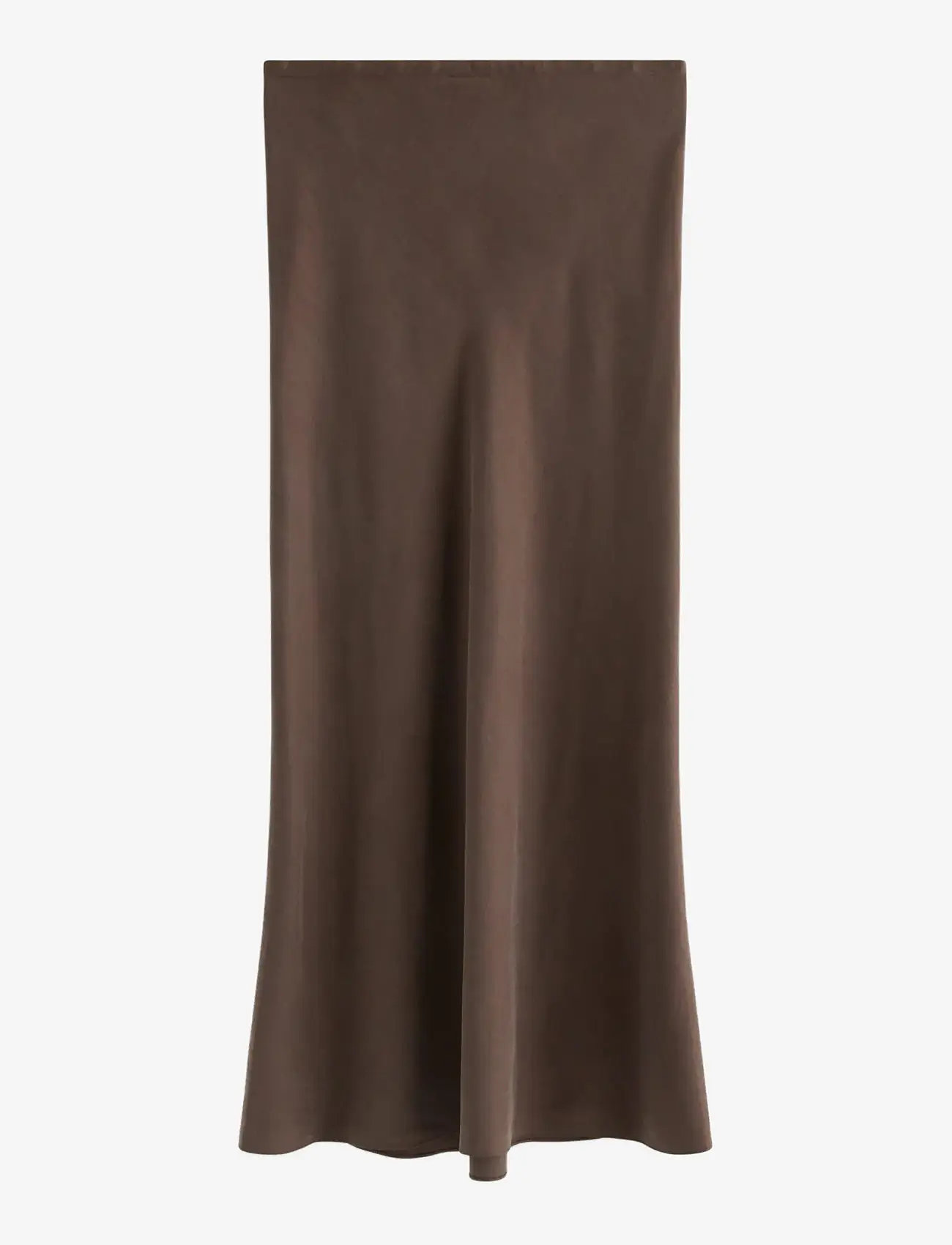 Lindex - Maxi skirt - maxi nederdele - dark dusty brown - 2
