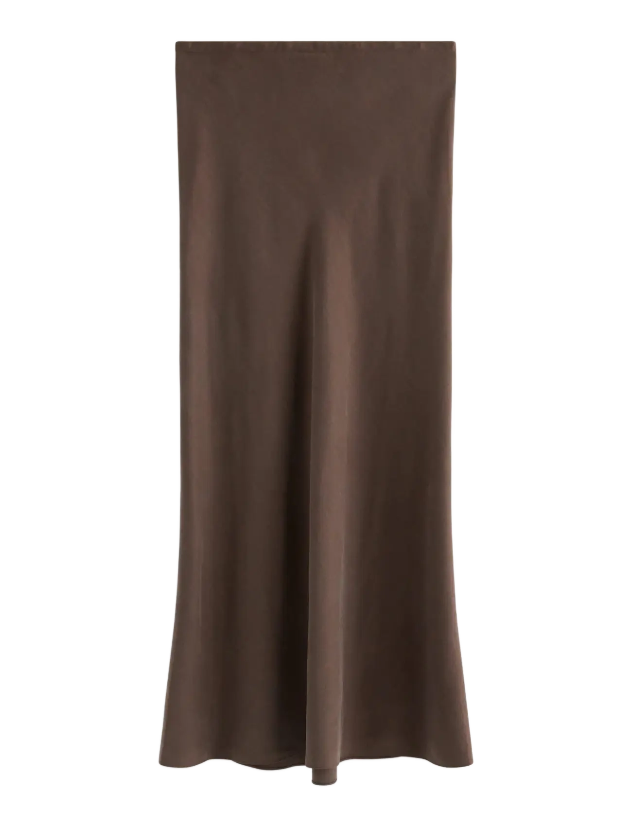 Lindex - Maxi skirt - maxi röcke - dark dusty brown - 2