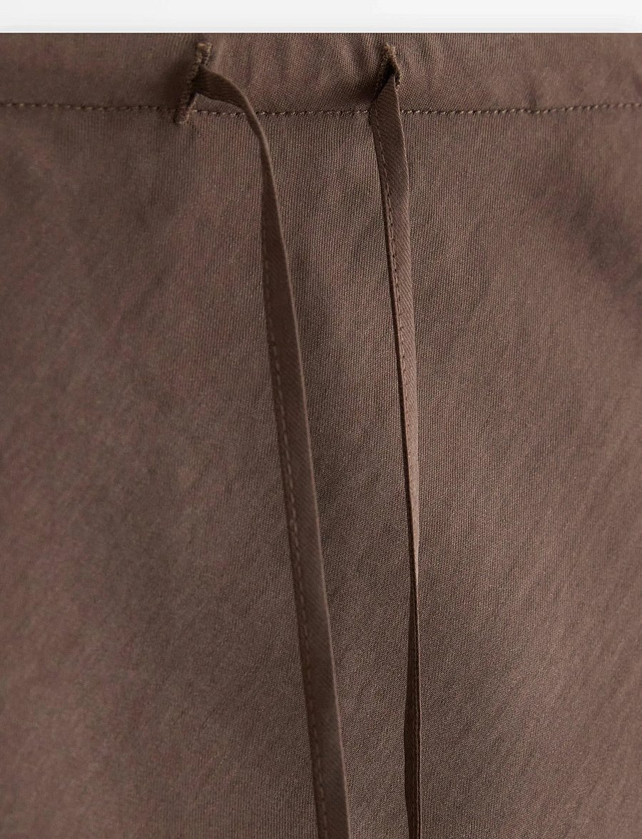 Lindex - Maxi skirt - maxi röcke - dark dusty brown - 5