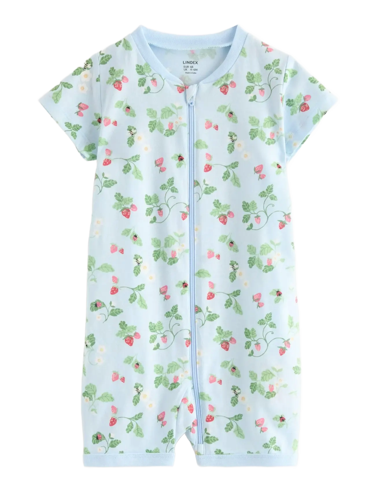 Lindex Pyjama Romper, 104, Pyjamas, Blau - Pyjamas Onesie, Kinder