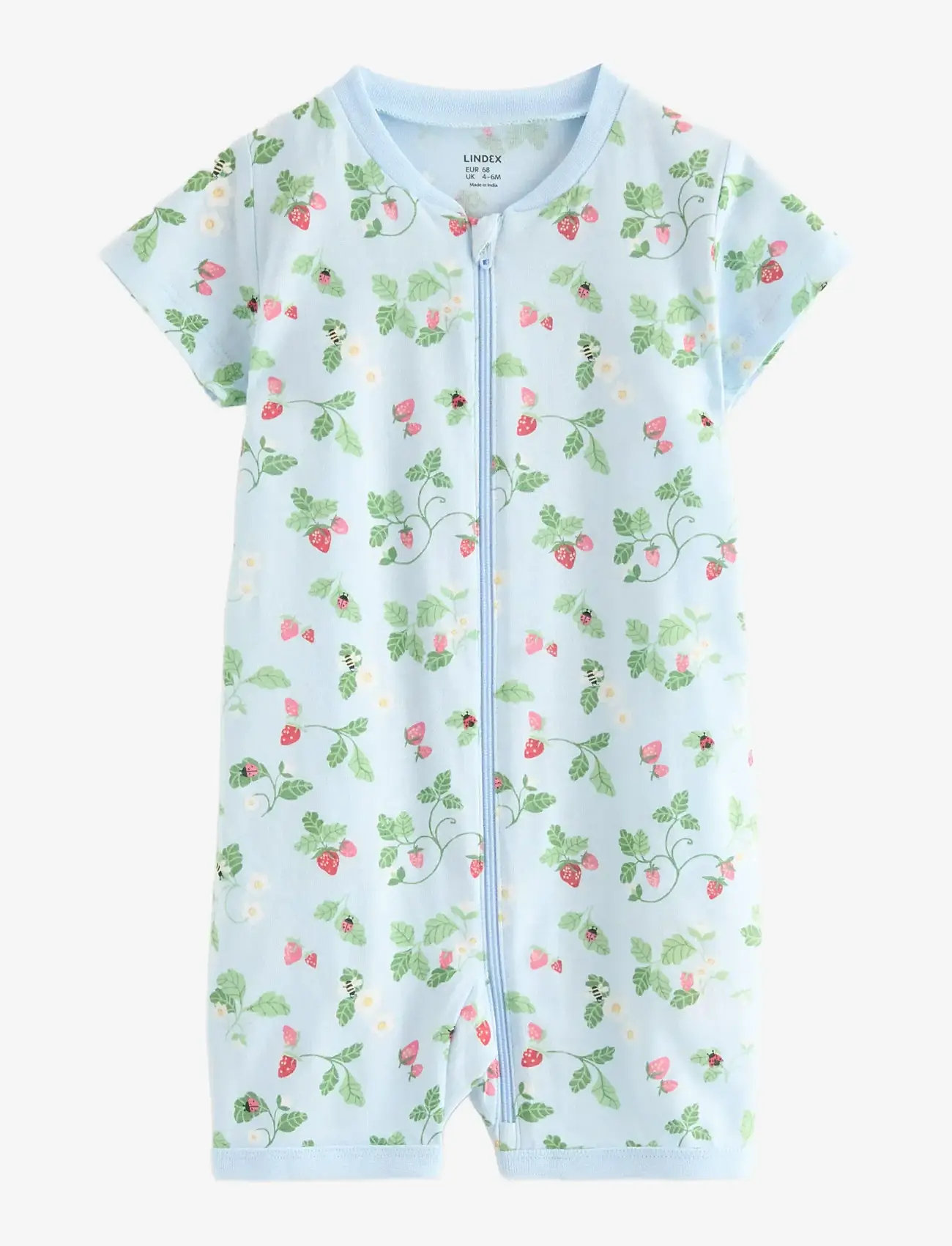 Lindex - Pyjama romper - schlafoveralls - light blue - 0