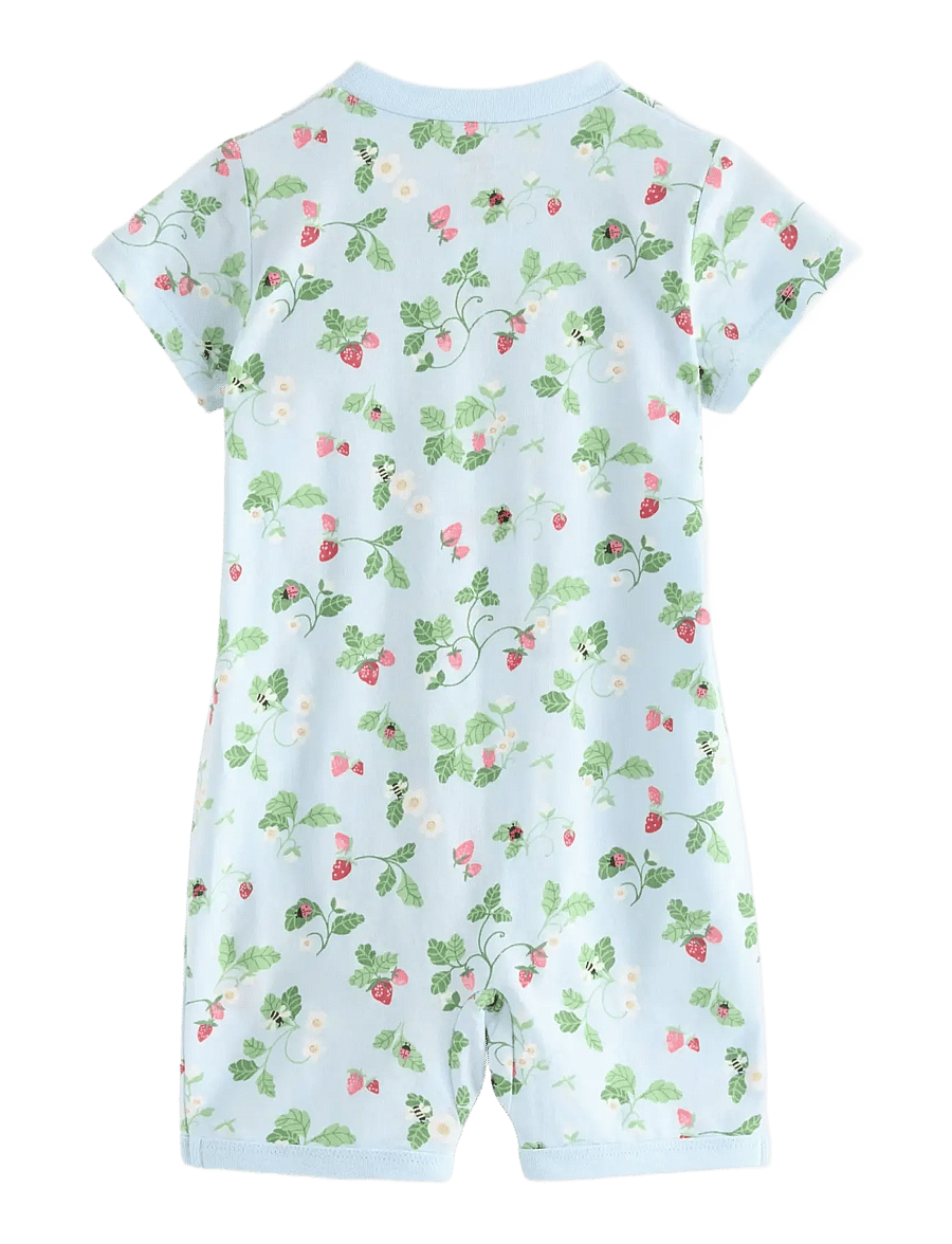 Lindex - Pyjama romper - sovoveraller - light blue - 1
