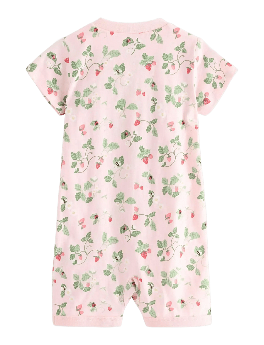 Lindex - Pyjama romper - pajacyki do spania - light pink - 1