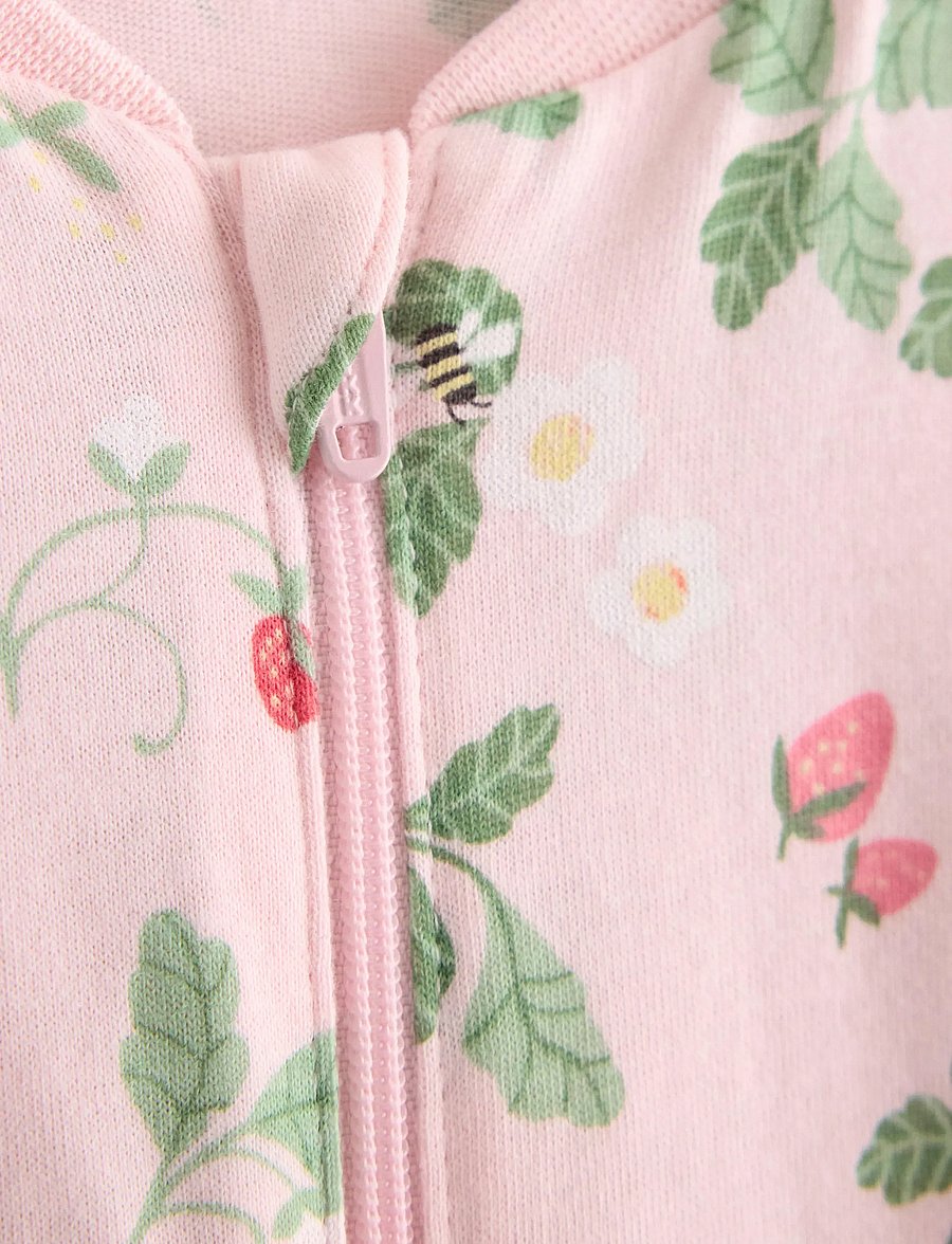 Lindex - Pyjama romper - pajacyki do spania - light pink - 2