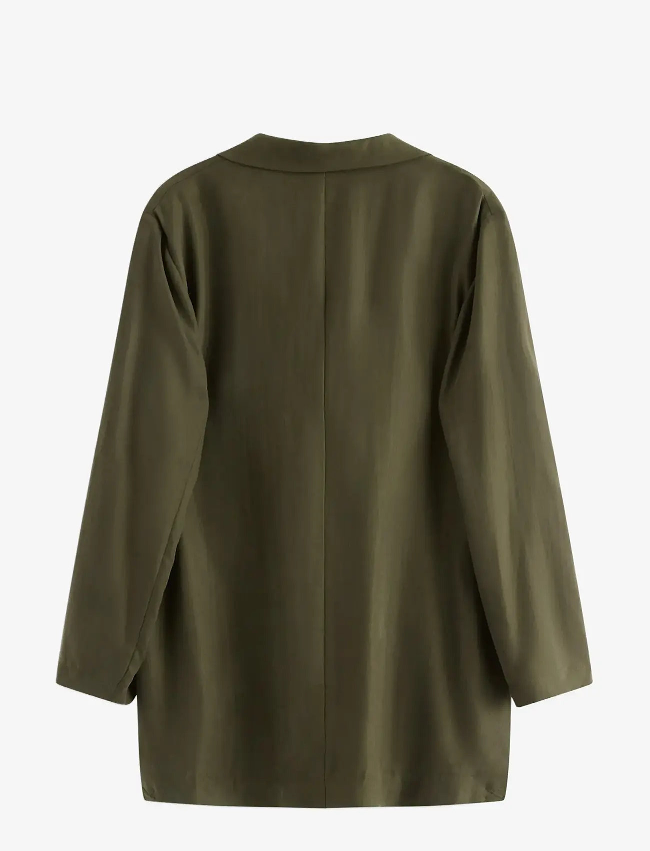 Lindex - Blazer with luster - single breasted blazers - drak dusty green - 2