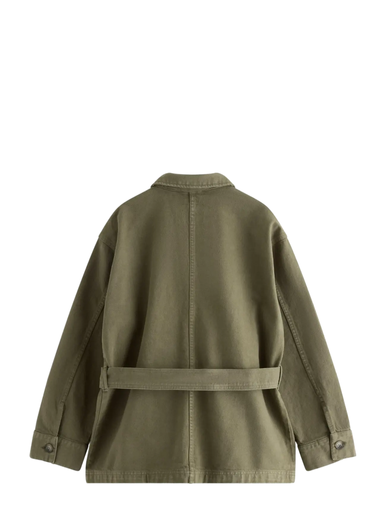 Lindex - Jacket in cotton twill - utilityjackor - dusty green - 2