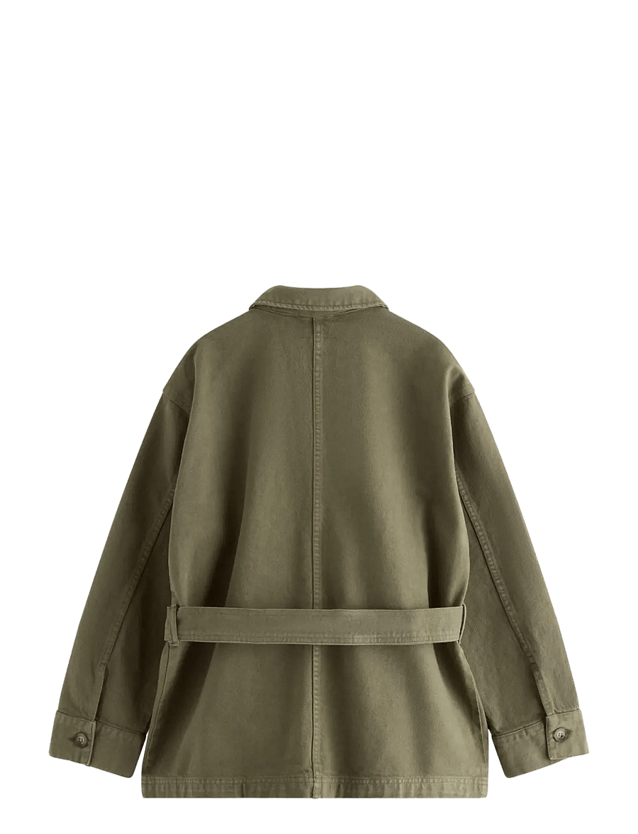 Lindex - Jacket in cotton twill - utility-jakker - dusty green - 2