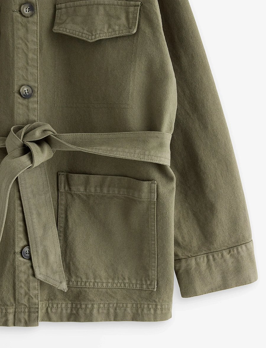 Lindex - Jacket in cotton twill - utility-jakker - dusty green - 5