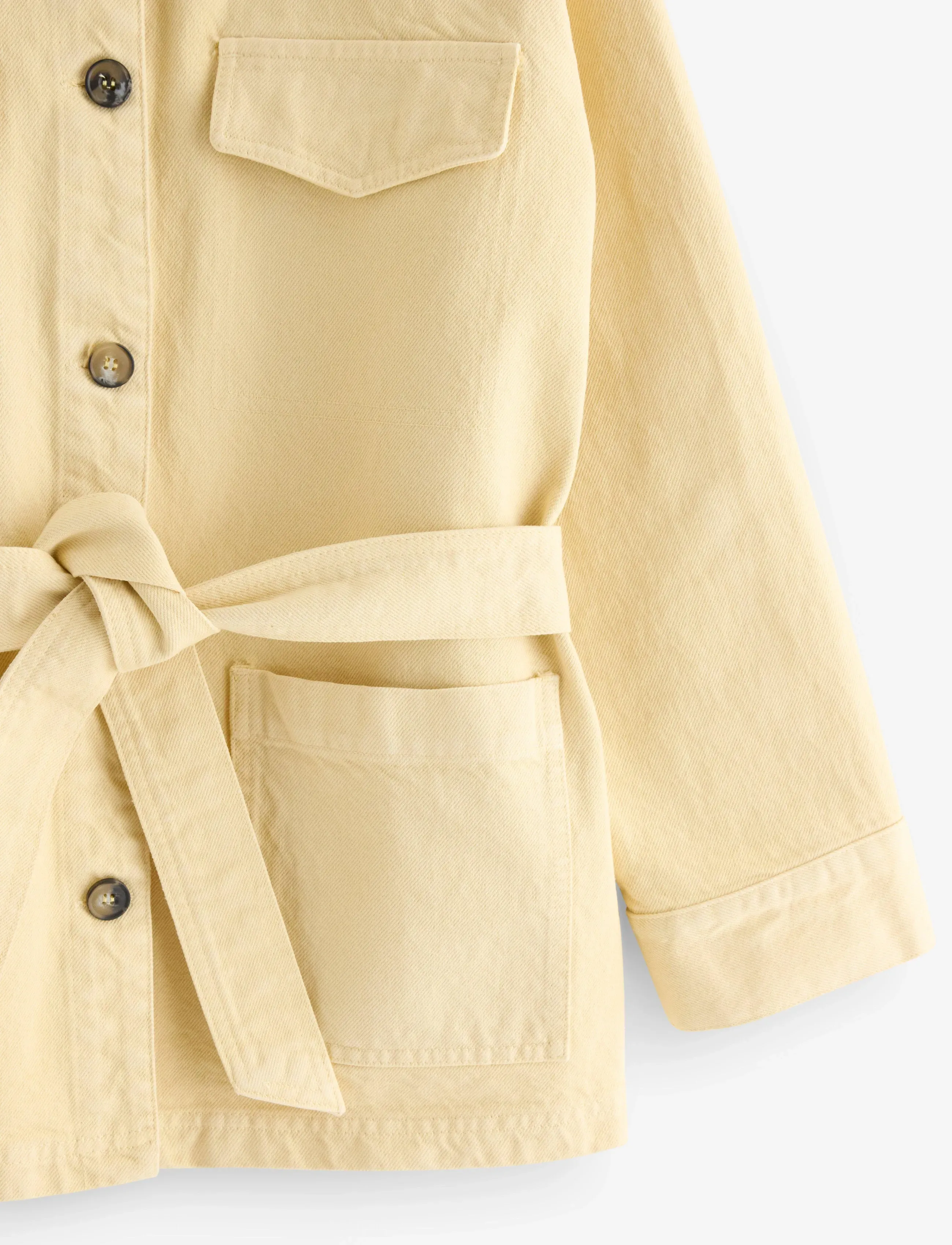 Lindex - Jacket in cotton twill - utilityjackor - light yellow - 5