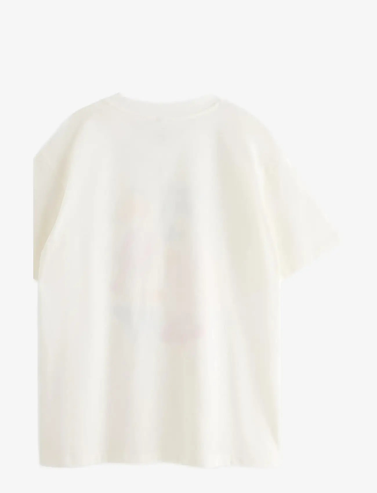 Lindex - Oversized tee - t-shirts - off white - 2