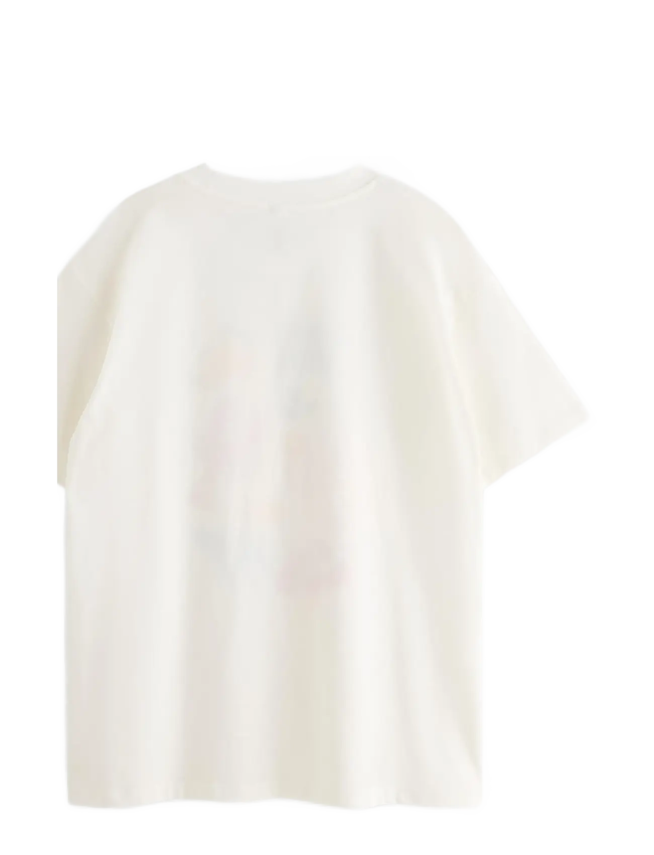 Lindex - Oversized tee - t-shirts - off white - 2