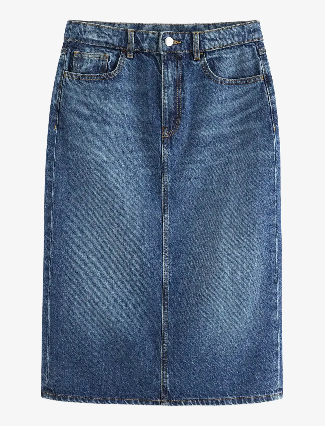 Lindex - Skirt denim Alva - jeanskjolar - dark denim - 1