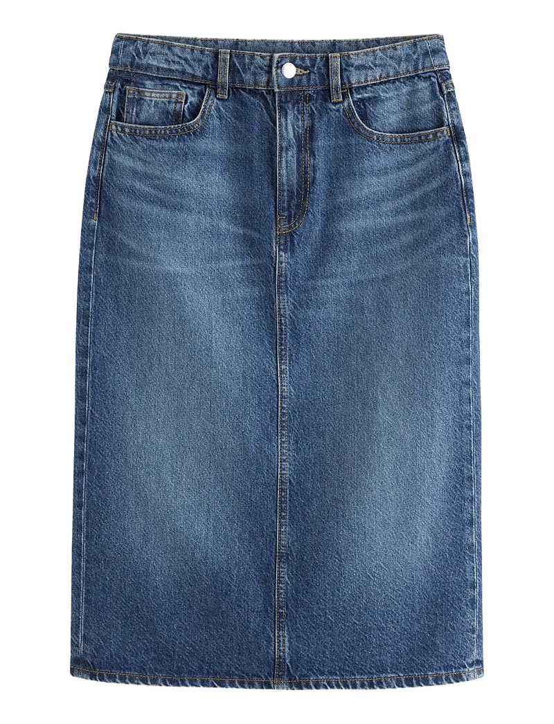 Lindex - Skirt denim Alva - jeanskjolar - dark denim - 1