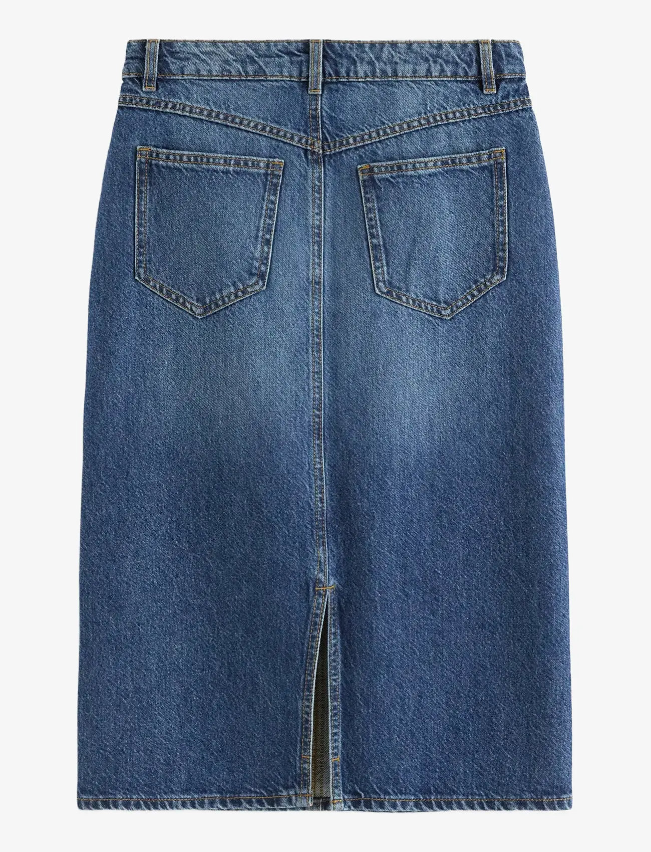 Lindex - Skirt denim Alva - jeanskjolar - dark denim - 2