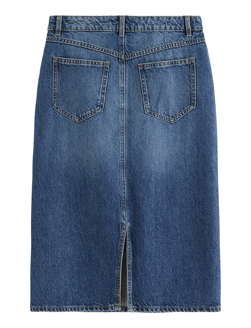 Lindex - Skirt denim Alva - jeanskjolar - dark denim - 2