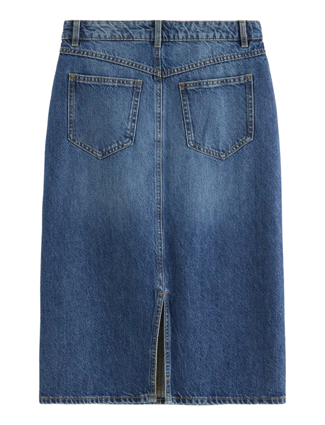 Lindex - Midi skirt in denim - dark denim - 2