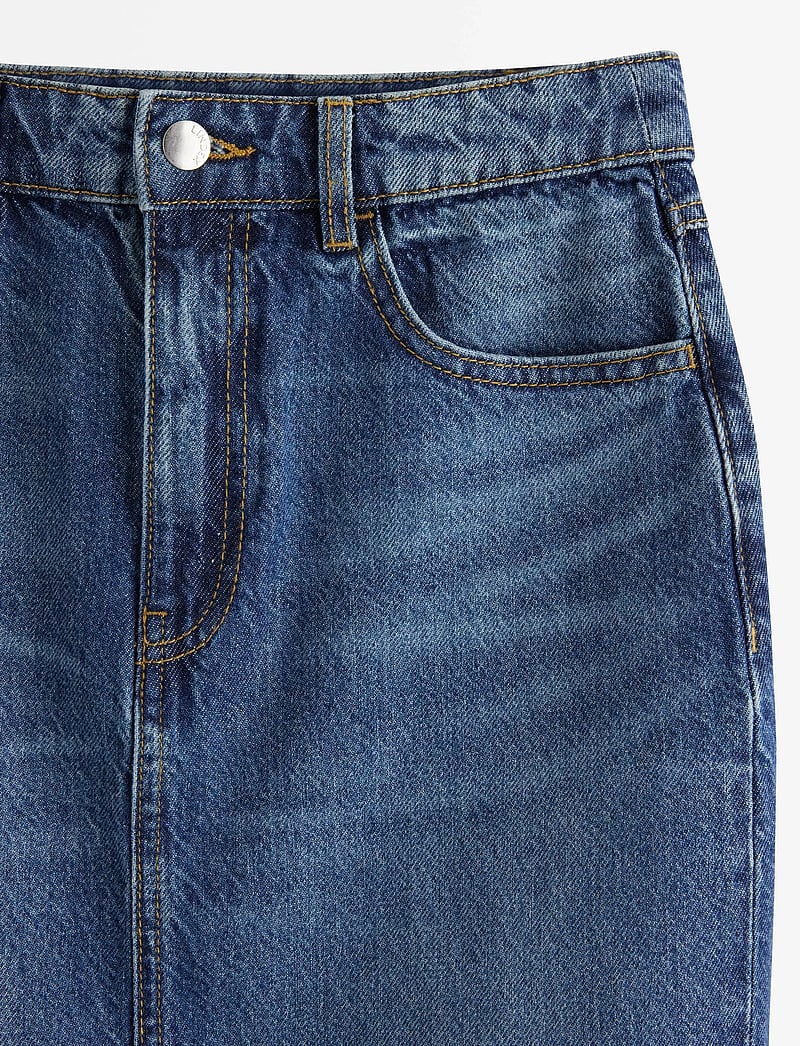 Lindex - Skirt denim Alva - jeanskjolar - dark denim - 5