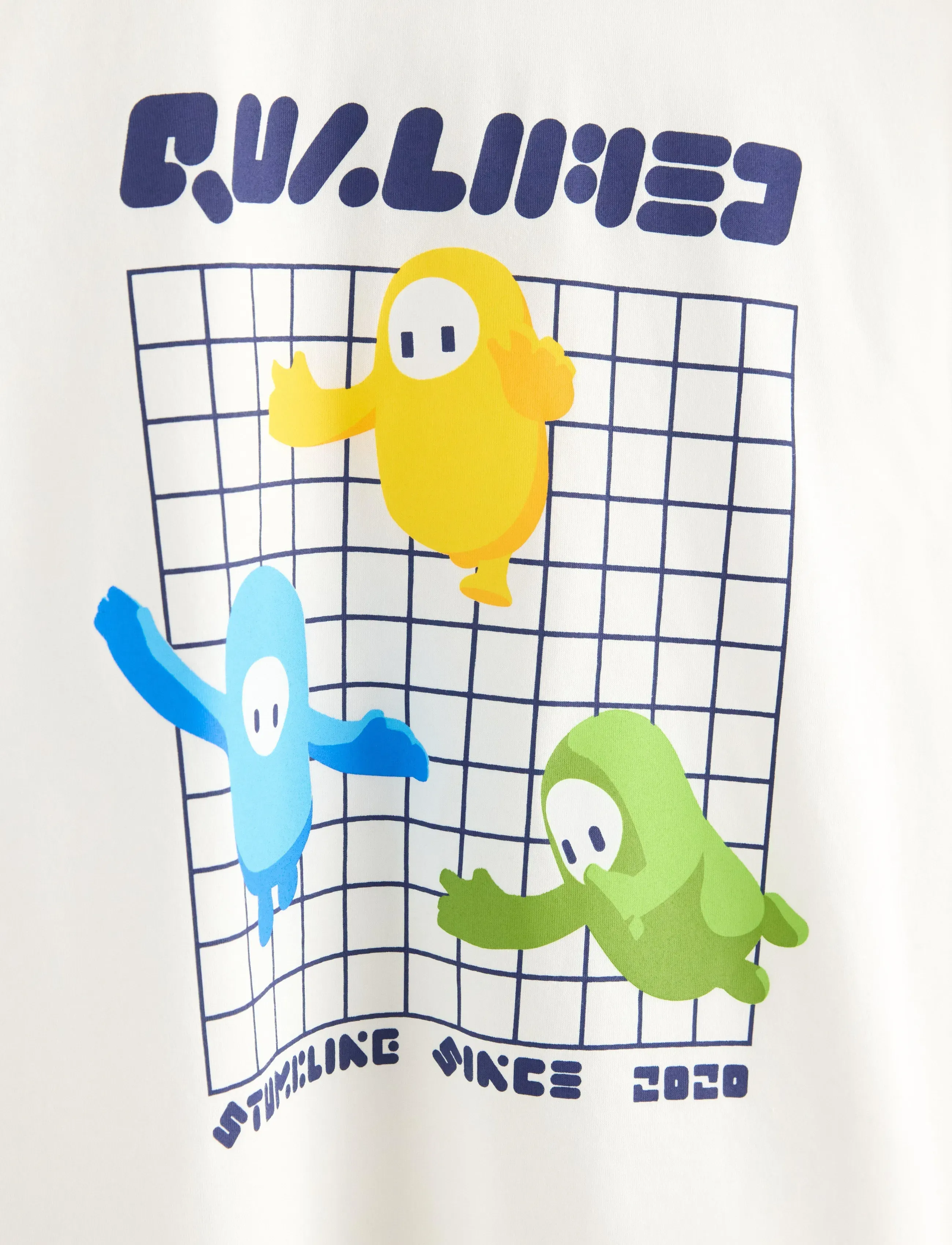 Lindex - T shirt Fallguys - kurzärmelige - white - 2