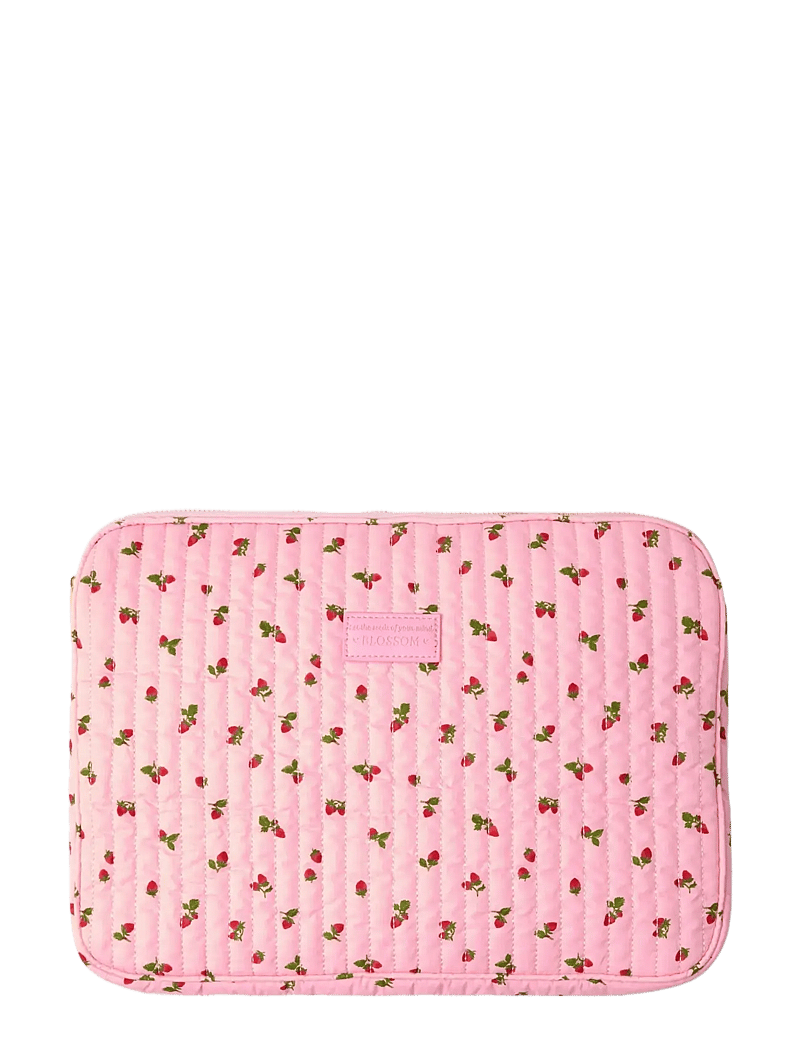 Lindex - Bag laptop case quilted - laptop & tablet cases - light pink - 0