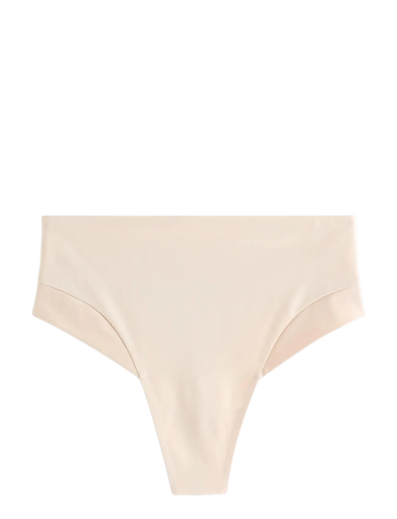 Lindex - Seamless briefs with high waist - light beige - 1