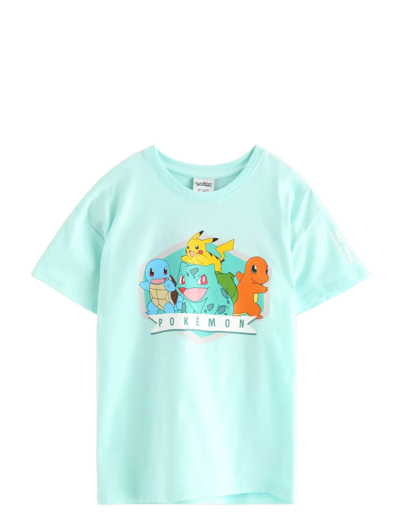 Lindex Pokémon top - Inspiration - LIGHT DUSTY TURQUOISE / blue