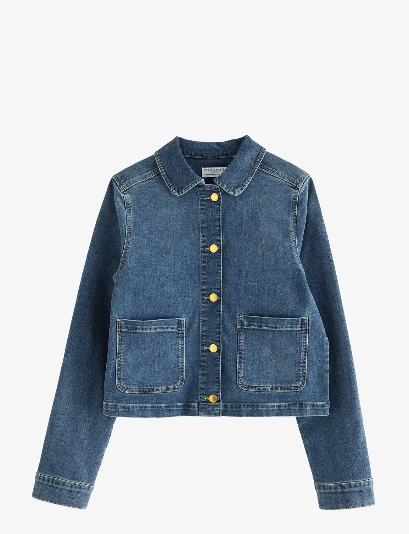 Lindex - Denim jacket - forårsjakker - medium denim - 1