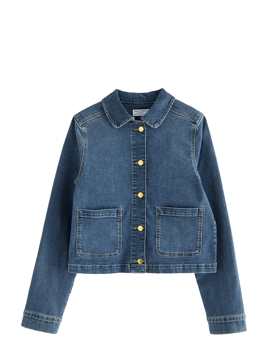 Lindex - Denim jacket - jeansjacken - medium denim - 1