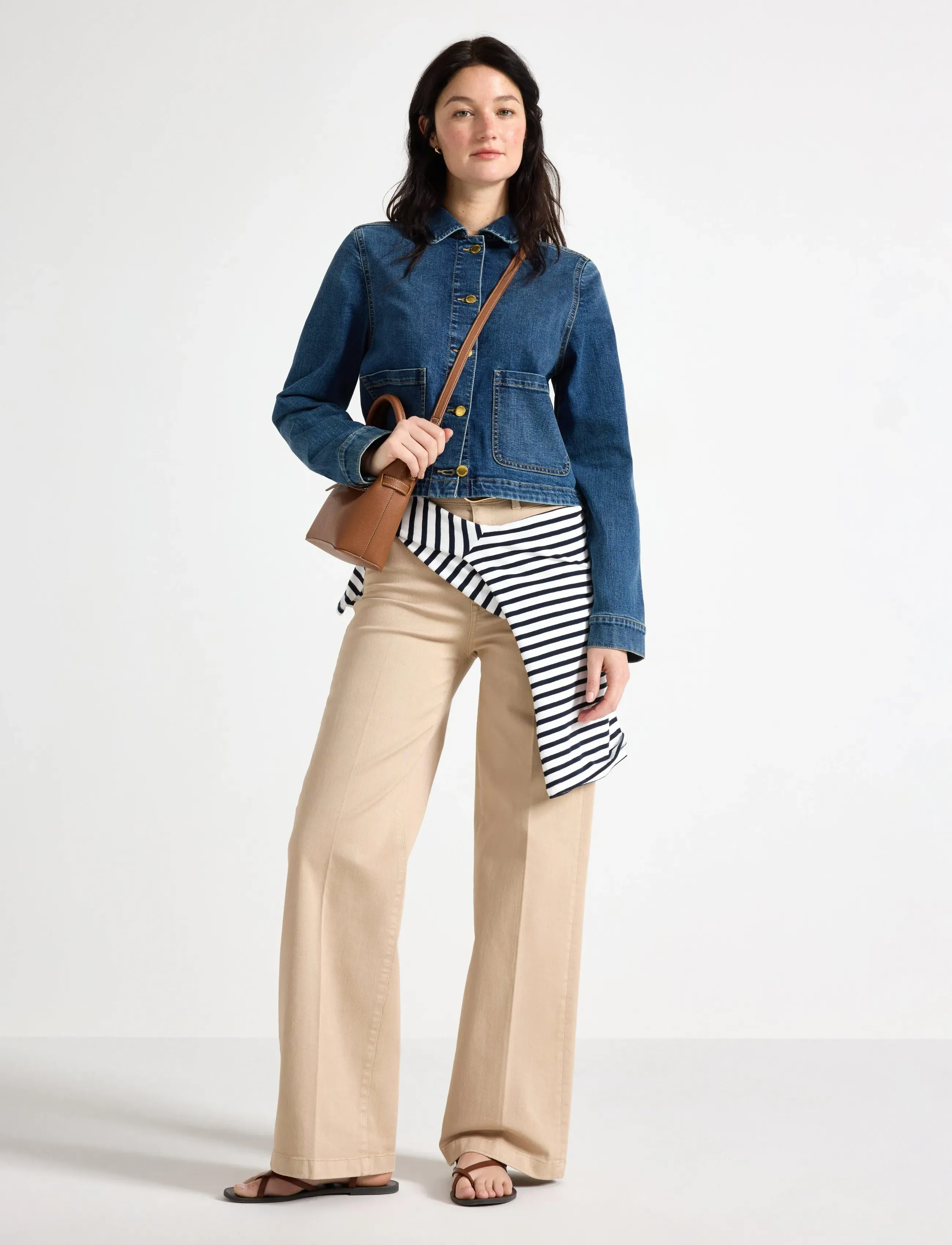 Lindex Denim Jacket, XS, Blue, Jakker > Denim, Dame