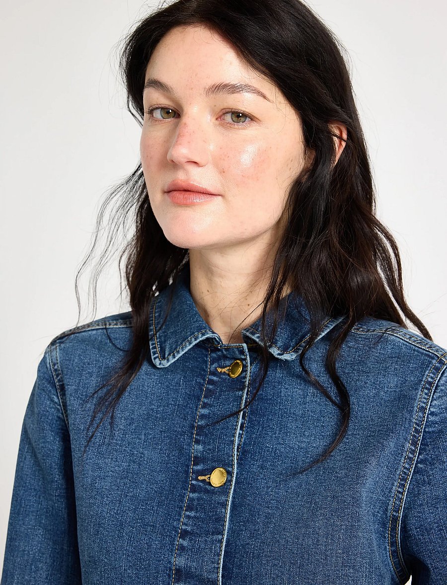 Lindex - Denim jacket - jeansjacken - medium denim - 4