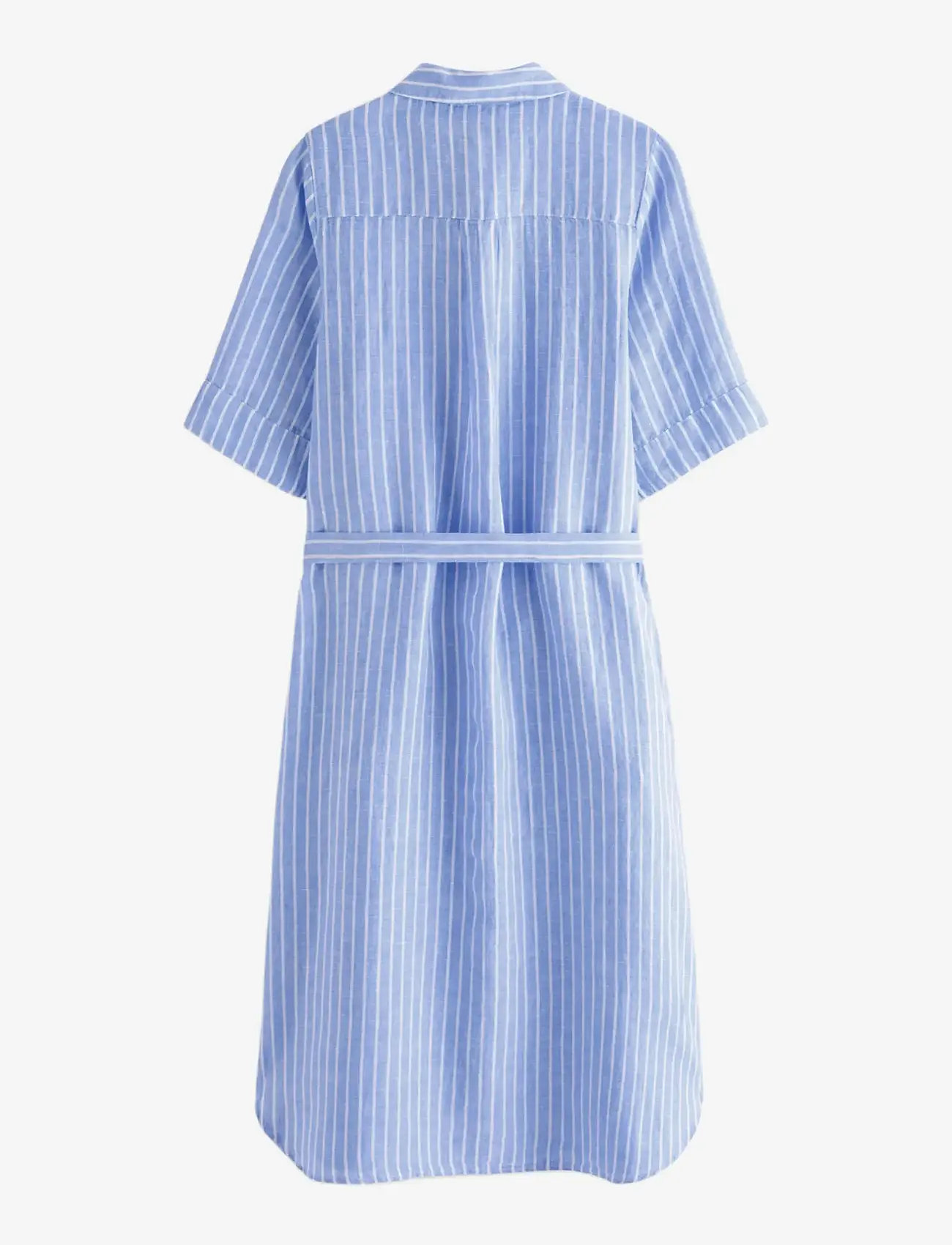 Lindex - Midi shirt dress in linen - hemdkleider - light dusty blue - 2