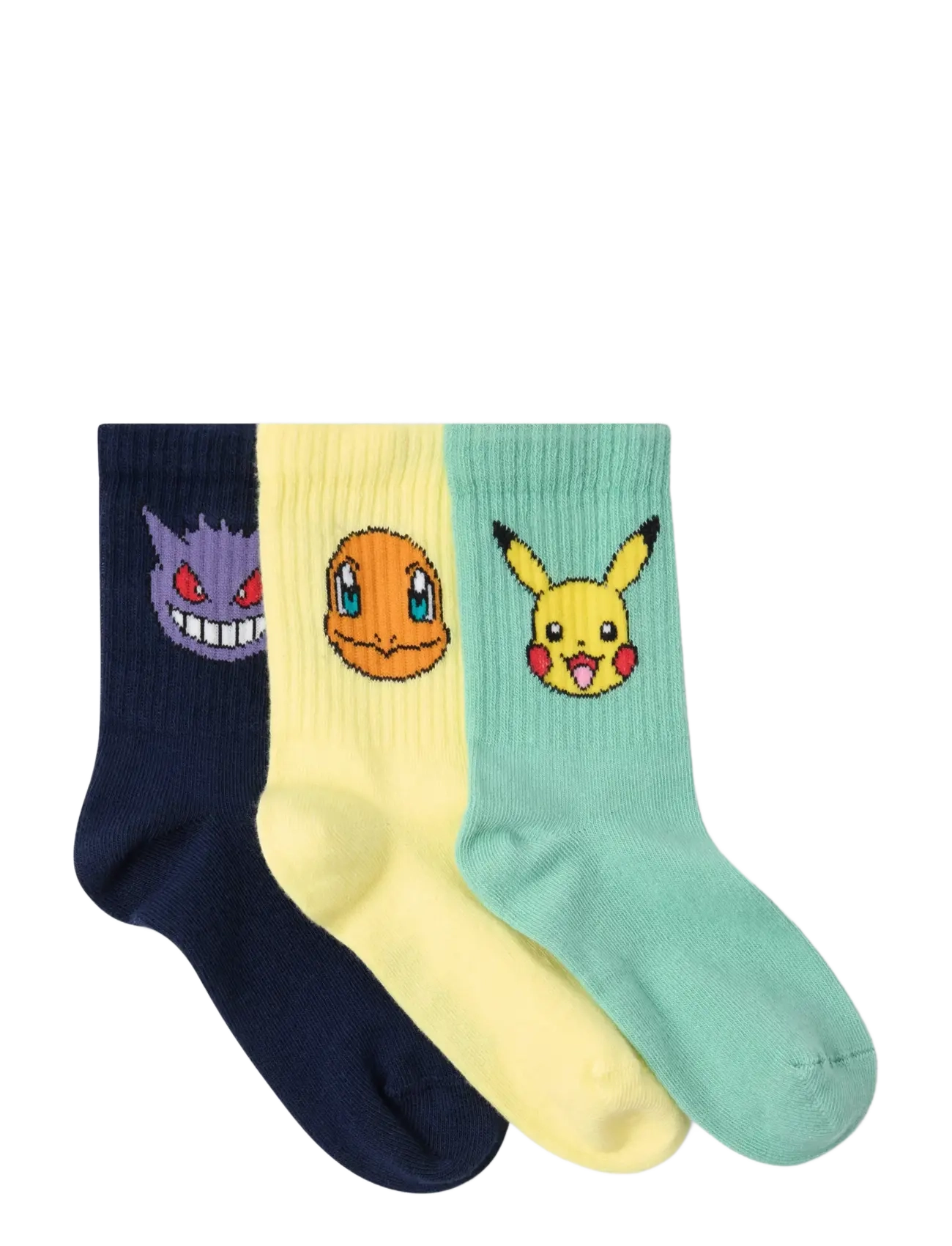 Lindex - 3-pack Pokémon socks - gode sommertilbud - dark blue - 1