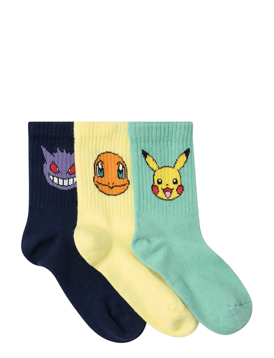 Lindex - 3-pack Pokémon socks - chaussettes - dark blue - 1