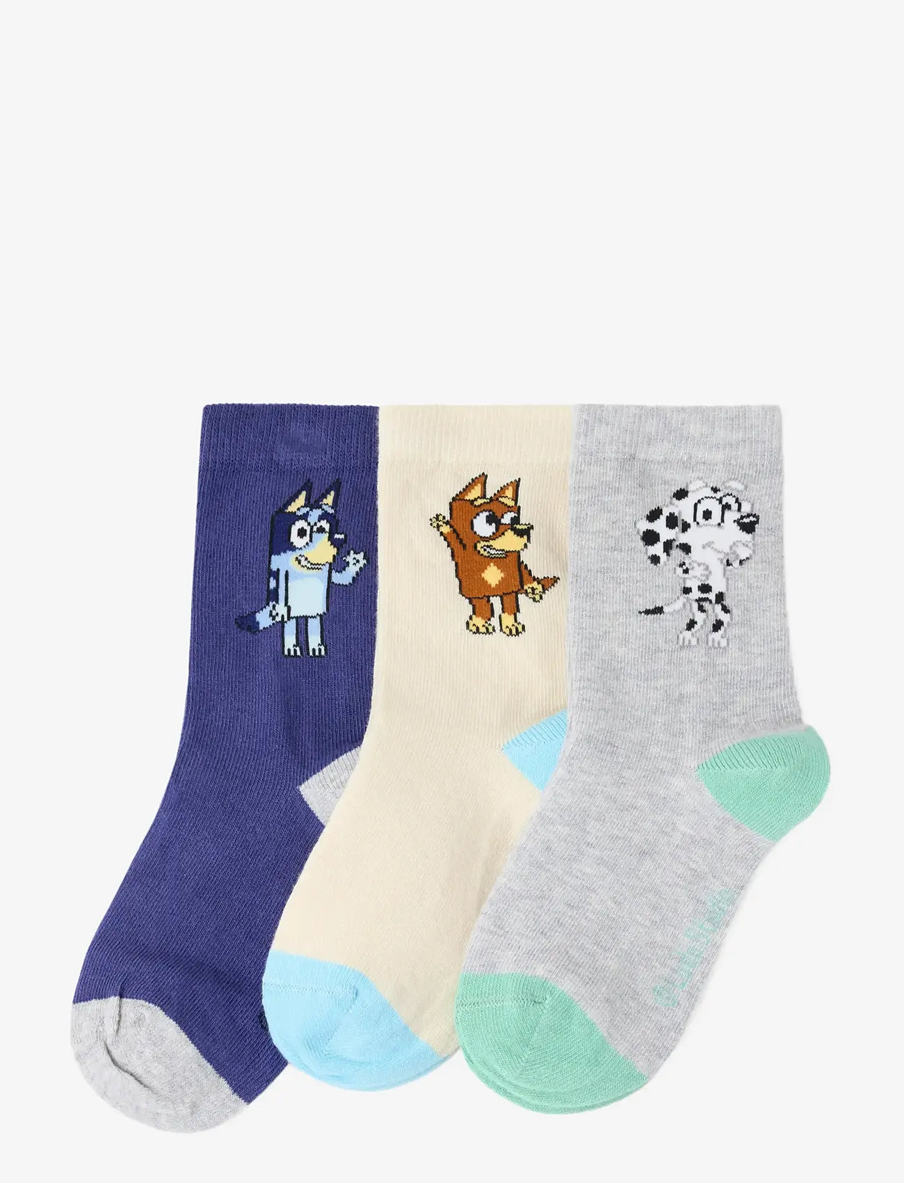 Lindex - Sock 3 p SB Bluey - strumpor - dark blue - 0