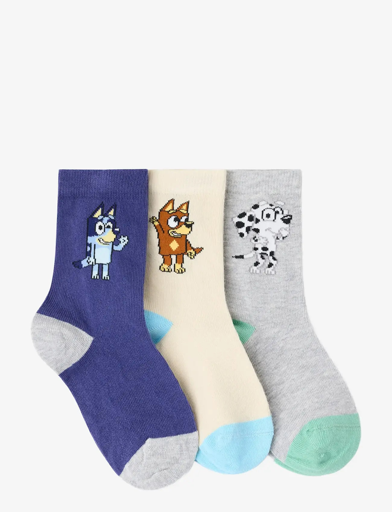 Lindex - Sock 3 p SB Bluey - strumpor - dark blue - 1