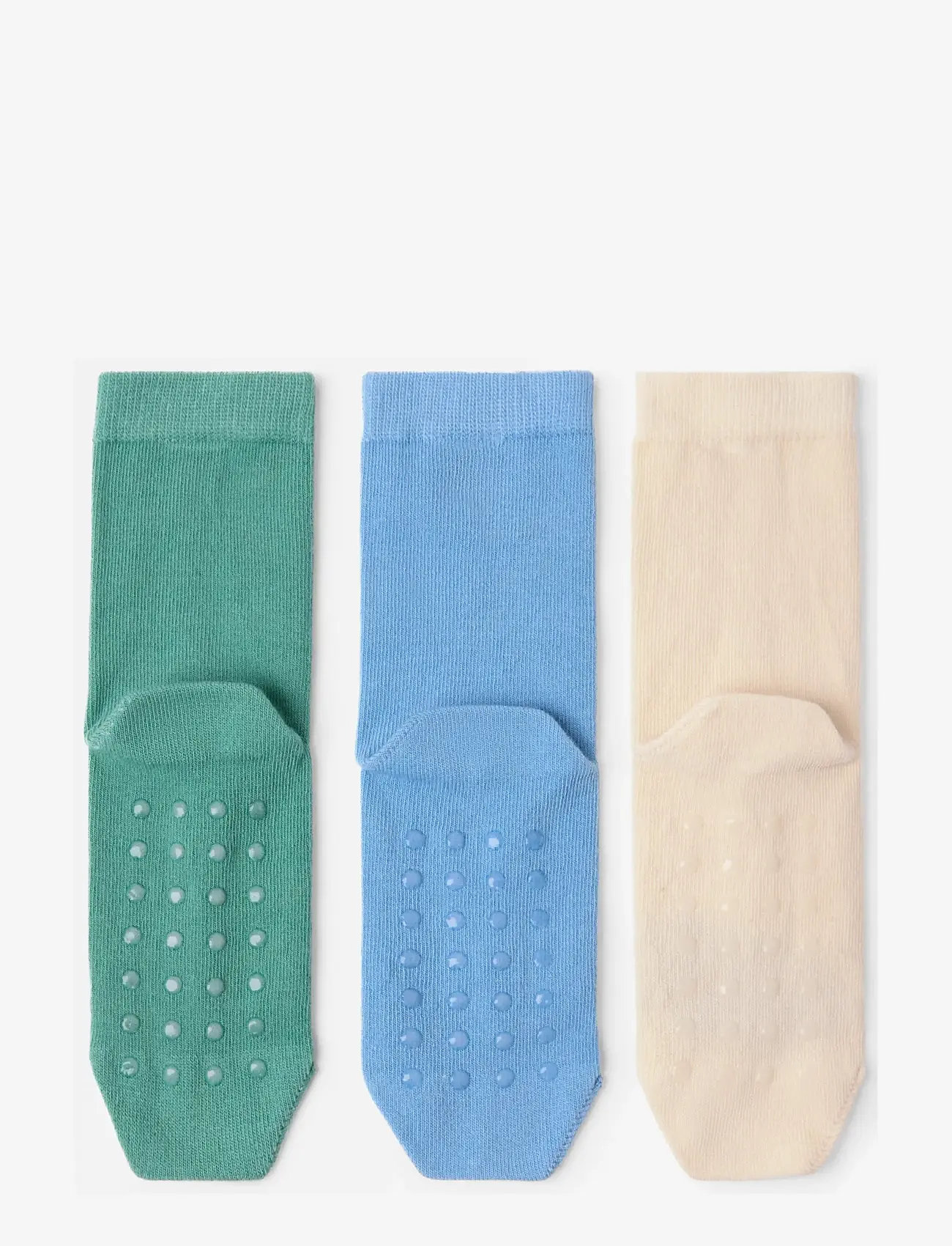 Lindex - 3-pack socks - strümpfe - light blue - 1