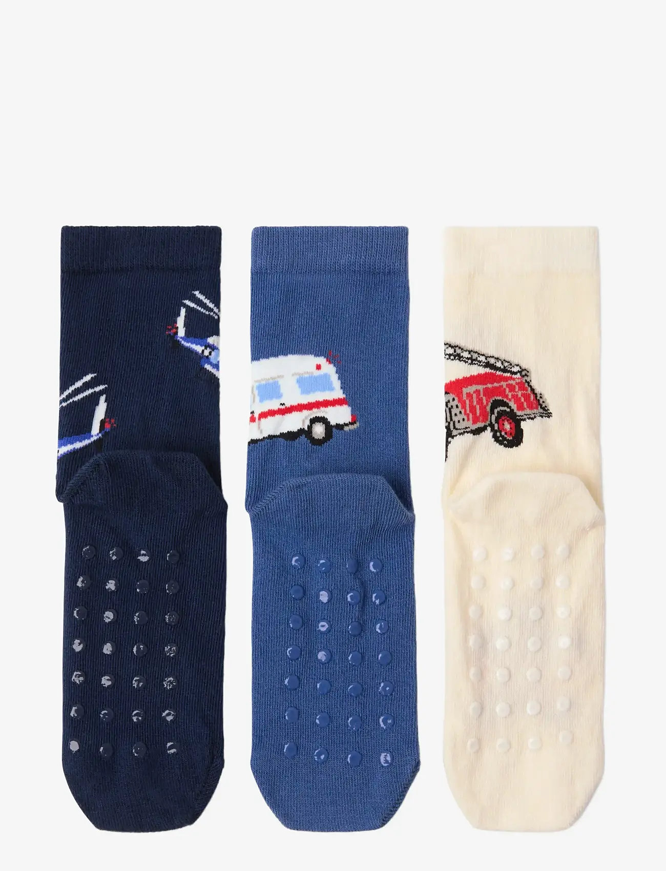 Lindex - 3-pack socks - strümpfe - dark blue - 1