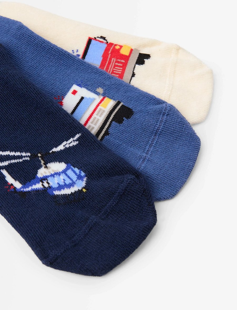 Lindex - Sock SB 3 p rescue - sokker - dark blue - 2