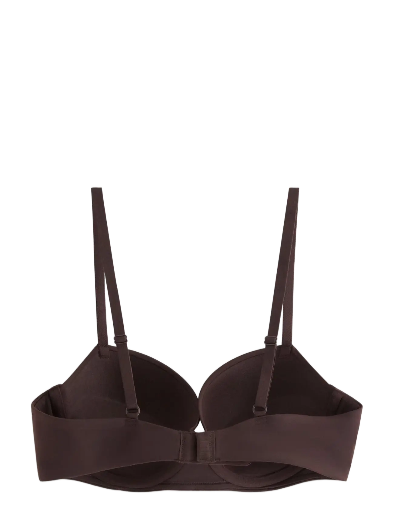 Lindex - Push-up balconette bra - balconette bhs - dark dusty brown - 2