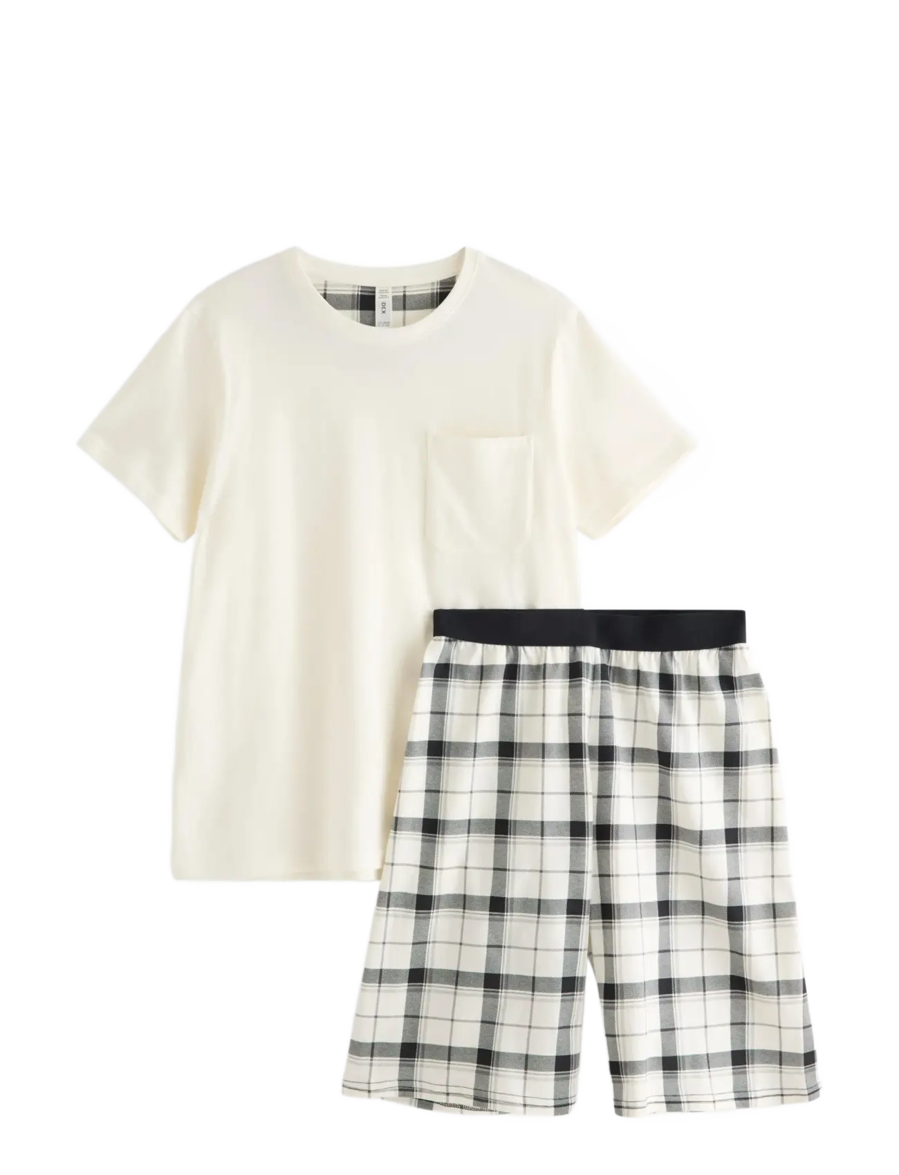 Lindex Pyjama set - Nattøj - OFF WHITE / cream