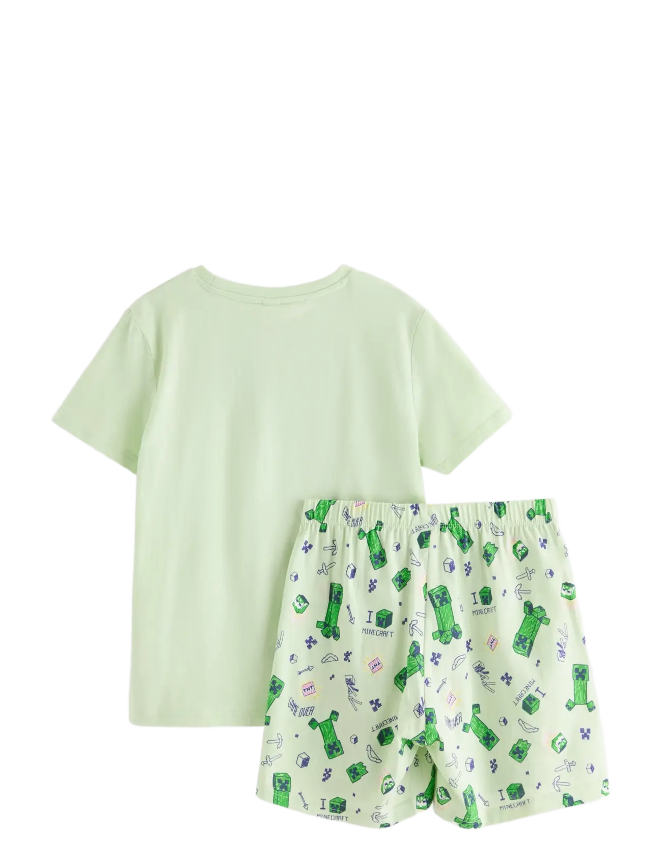 Lindex - Minecraft pyjama set - sets - light green - 2
